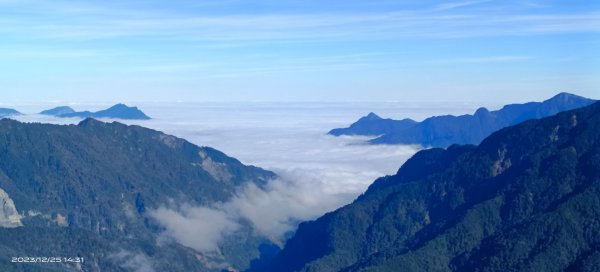 白色聖誕節-月圓雲海&殘雪，第九次合歡主東北峰單攻2387812