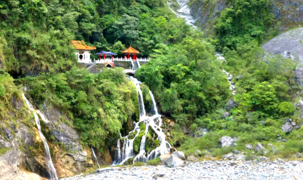 花蓮撒固兒步道，撒固兒瀑布，美崙山步道，奇萊鼻燈塔，七星潭，四八高地，長春祠步道，布洛灣吊橋（山月吊橋），伊達斯步道，環流丘步道