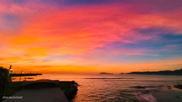 #金山八景 #龜島曉日 #火燒雲 6/24