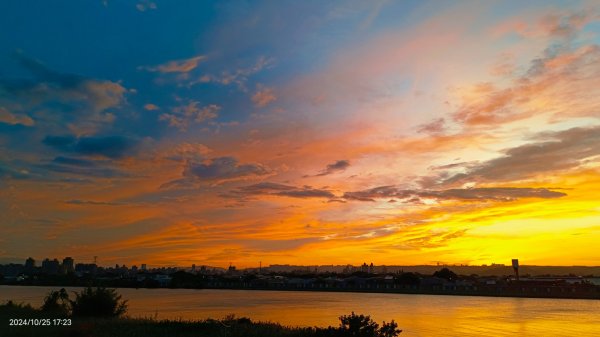 社子橋&觀音山夕陽火燒雲10/252635748