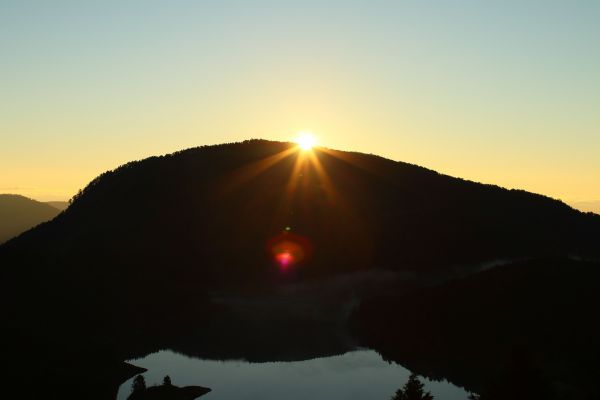 翠峰湖觀景台的日出231854
