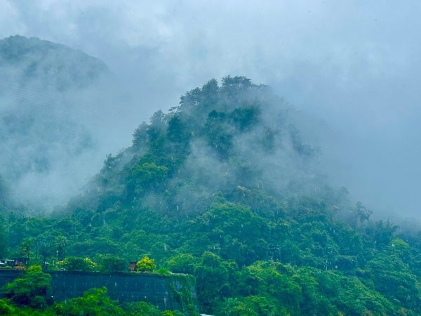 雨下的白毛山步道與白鹿吊橋2805303