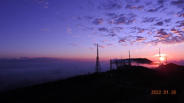 縮時攝影陽明山雲海&夕陽1591779