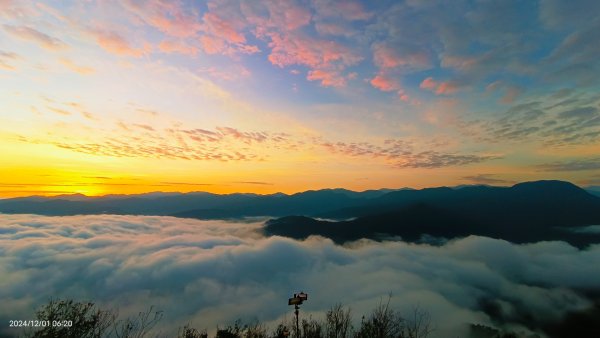 跟著雲海達人山友追雲趣 #翡翠水庫壩頂 #日出雲海 #火燒雲 12/12657488