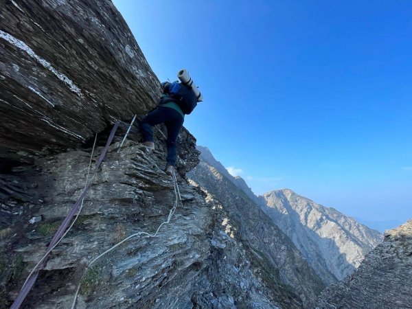 【百岳】奇萊北壁下屏風，驚險刺激的旅程2152327
