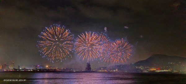 Happy New Year 2024 漁人碼頭跨年焰火 （手機手持拍攝）2390868