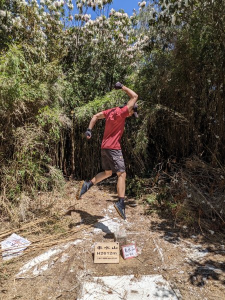 幾乎包場的兒玉山(自忠山)走東水山接特富野古道2548672