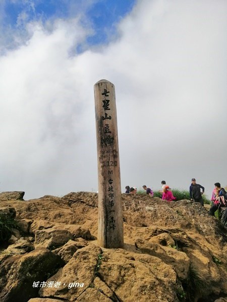 台北市第一高峰。 編號02小百岳七星山1235323