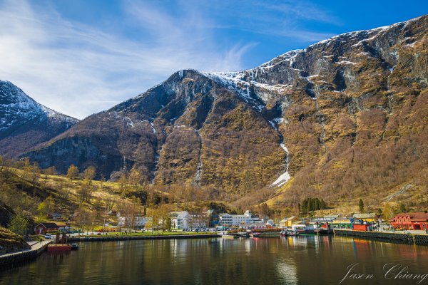 [挪威弗洛姆Flåm]峽灣、瀑布步道、教堂2500183