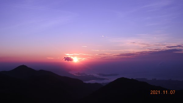 陽明山再見雲瀑&觀音圈+夕陽晚霞&金星合月1507040