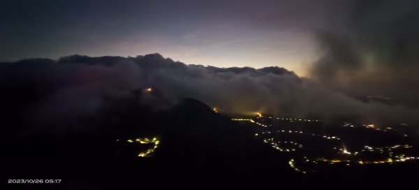 大屯山夜景/晨曦/日出/雲瀑/芒花&小觀音山西峰雲瀑10/26 & 11/12326944