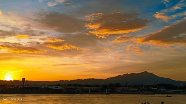 社子橋&觀音山夕陽火燒雲10/252635741