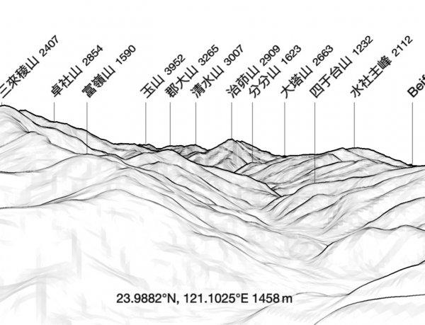 埔里關頭山走舊武界越山502371