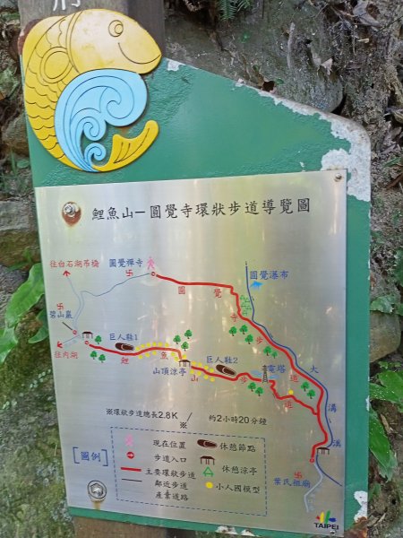 【臺北大縱走 4】山青水明的圓覺寺步道 →鯉魚山小人國步道1425087