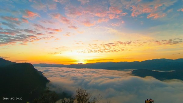 跟著雲海達人山友追雲趣 #翡翠水庫壩頂 #日出雲海 #火燒雲 12/12657485