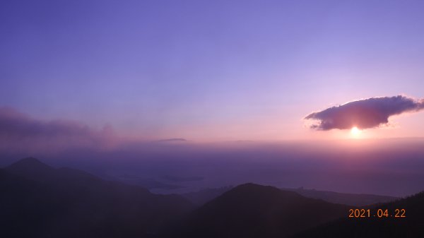 陽明山再見雲瀑觀音圈+月亮同框&夕陽4/22&241359689