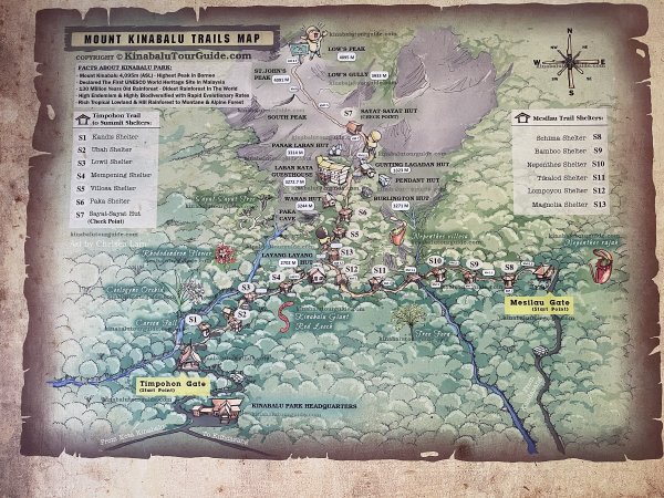 馬來西亞神山：日出、大景、豬籠草 Malaysia's Kinabalu2997540