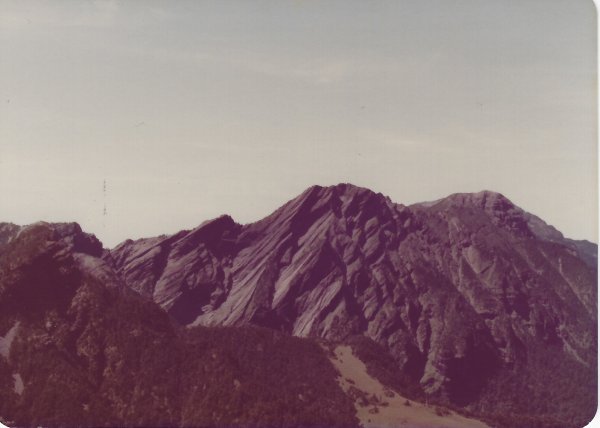大霸尖山(登頂)群峰-民國71年720802