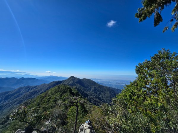 沒雲海只有藍天白雲的鳶嘴山2663251