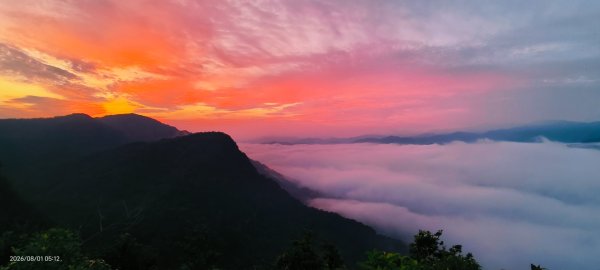 #翡翠水庫壩頂 #火燒雲 #日出 #雲海 8/13093723