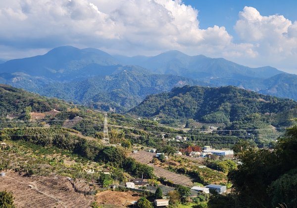 頂中嵙山，小中嵙登山步道（穿霧隘勇線），鯉魚伯公，東勢客家文化園區