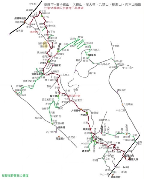 基隆市曾子寮山+大德山+摩天嶺+九華山+龍鳳山+火號山+球子山燈塔+白米甕砲台+白米甕尖+基隆燈塔3006503