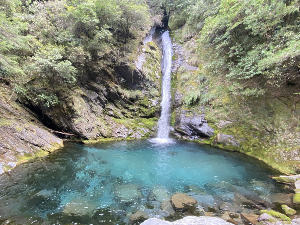 中央尖溪山屋-------在中央尖溪溪谷中的藍寶石邊