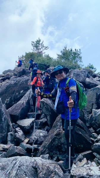 屋東縱走稜線之美。視角的轉換，同一座山也能給人截然不同的感受。(快樂腳攀登谷關七雄行)1837686