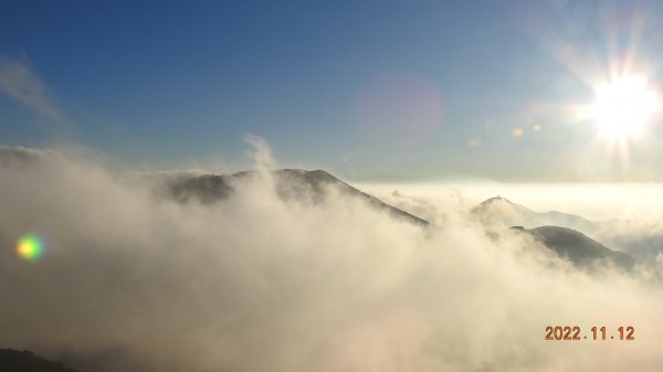 11/12陽明山出大景-雲瀑/雲海&觀音圈同框+夕陽晚霞+琉璃光1906955