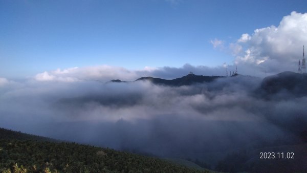 小觀音山西峰山嵐(雲海?)/觀音圈&夕陽/芒花&金剛(人猿)岩2334470