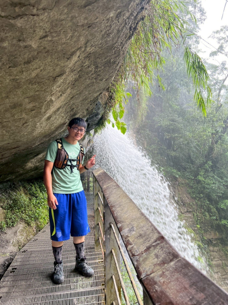 竹坑溪龍宮瀑布，落湯雞瀑布