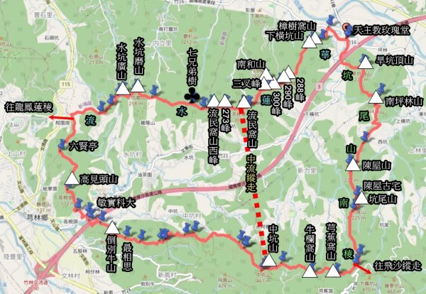 20260127流水蓮華-飛沙縱走-坑尾山南稜2992538