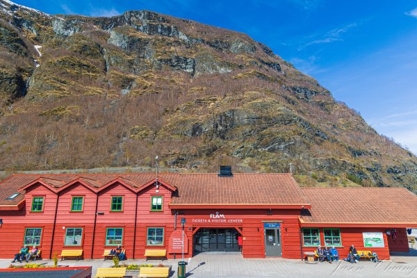 [挪威弗洛姆Flåm]峽灣、瀑布步道、教堂2500191