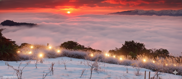 #馬那邦山 #夕陽 #雲海 #火燒雲 12/282974320