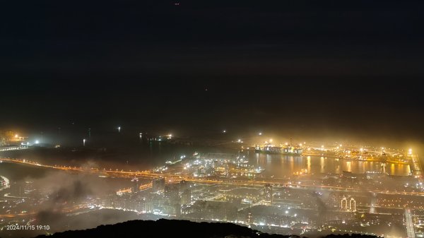 觀音山下雲霧飄渺&月圓百萬夜景11/152648763