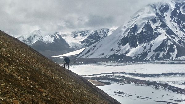 列寧峰，海拔7134公尺，海拔7134公尺--C1營地風景118622