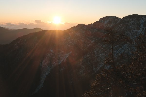 【玉山】主峰北峰二日，臺灣第一高峰雪季最美角度1881269