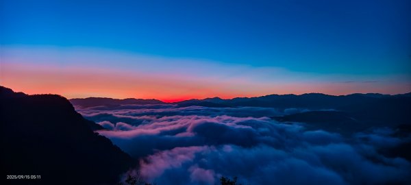 #翡翠水庫壩頂 #琉璃光 #霞光 #火燒雲 #日出 #雲海 9/15 & 18獅子頭202884661