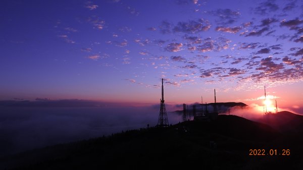 縮時攝影陽明山雲海&夕陽1591775