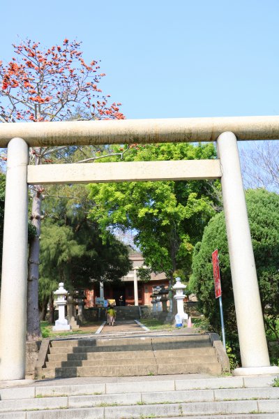 閩南式燕翹脊屋頂的日本神社。通霄神社852496
