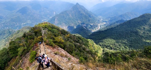 【中級山】天梯直上雲霄，一切美景盡在眼底，谷關七雄白毛山2742451