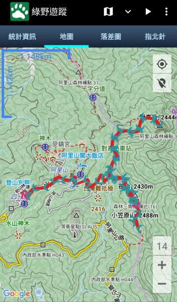 阿里山  小笠原觀景台~對高岳2444米1115194