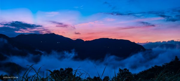 跟著雲海達人山友追雲趣 #草莓月亮 #月圓雲海 #霞光 #日出雲海 #茶園 6/112808760