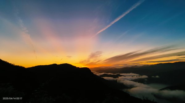 #翡翠水庫壩頂 #日出雲海 #火燒雲 #霞光 #月圓 #松月櫻 #鱷魚島雲海 4/14 & 162760627
