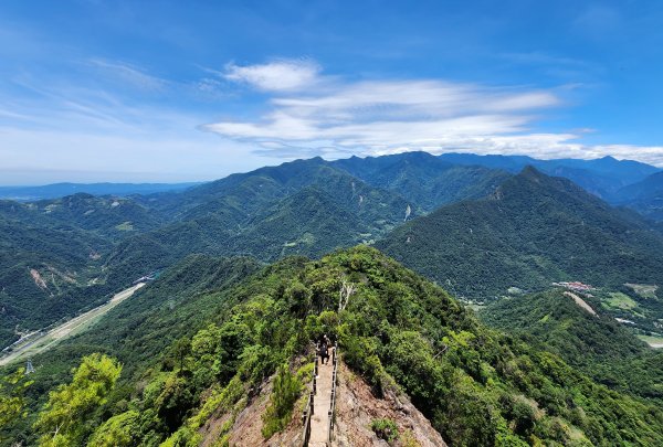 盛夏登山汗淋漓，天梯遠眺歡顏展(谷關七雄-白毛山)2206267