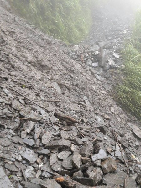 【新聞】能高越嶺西段0.3K土石崩落，108年5月17日起封閉。