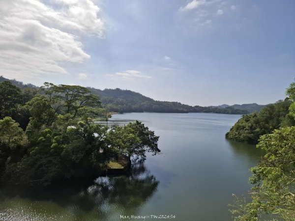 《苗栗》靜謐湖光｜明德水庫湖濱步道海棠島202411032641950