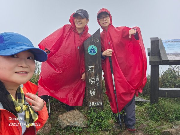 陽明東缺西縱走五連峰+小油坑山(H834m)2928979