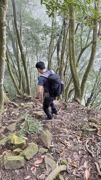 崩潰陡上的水雲三星～鳥嘴山（上島山）2095308