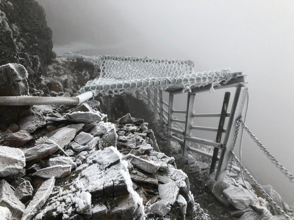 【公告】排雲山莊1月13日清晨氣溫零下3度！